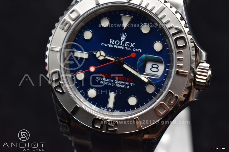 126622 Bracelet Steel EasyCare Blue 1:1 Yacht-Master 1210 on 904L VS VSF Edition Dial Best SS 0324